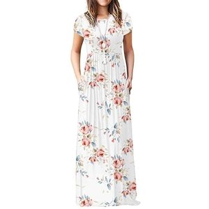 Women's dress long maxi dress Plain Dresses pocket